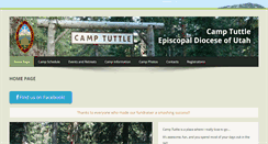 Desktop Screenshot of camptuttle.org